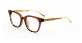Linda Farrow Eyeglasses LFL1508 EVANS EVANS BROWN/ MATT CHAMPAGNE/009
