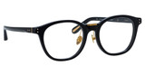 Linda Farrow Eyeglasses LFL1480 POWELL BLACK/ YELLOW GOLD/ OPTICAL/001