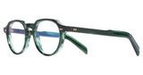 Cutler and Gross CGOPGR0648 STRIPED DARK GREEN/003