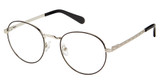 Cremieux Eyeglasses Sebastian Black/Silver/BLACK/SILVER
