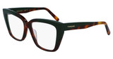 Ferragamo Eyeglasses SF2939LB TORTOISE/DARK GREEN/220