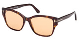 Tom Ford Eyeglasses FT1108 dark havana / brown/52E