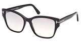 Tom Ford Eyeglasses FT1108 shiny black / smoke mirror/01C