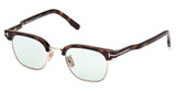 Tom Ford Eyeglasses FT1119-D dark havana / green/52N