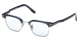 Tom Ford Eyeglasses FT1119-D shiny blue / blue/90A