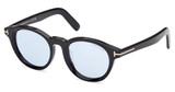 Tom Ford FT1123-D shiny black / blue/01A