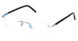 Tom Ford Eyeglasses FT5934-B shiny palladium/016