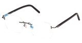 Tom Ford Eyeglasses FT5934-B shiny dark ruthenium/012