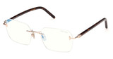 Tom Ford Eyeglasses FT5934-B shiny rose gold/028