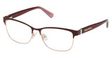 Harley-Davidson Eyeglasses HD50057 matte bordeaux/070