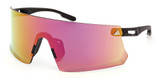 Adidas Sport Eyeglasses SP0090 matte black / gradient or mirror violet/02Z
