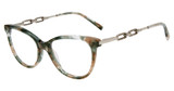 Jones New York Eyeglasses VJOP254 Green Havana 0Z99