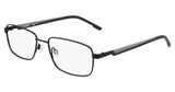 Flexon Eyeglasses FLEXON H6077 SATIN BLACK/ GREY/002