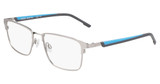 Flexon Eyeglasses FLEXON E1154 SATIN SILVER/ CERULEAN/048