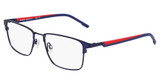 Flexon Eyeglasses FLEXON E1154 SATIN NAVY/ RED/419