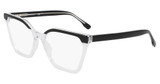 Marchon NYC Eyeglasses M-5509 BLACK CRYSTAL/001