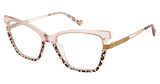 BETSEY JOHNSON Eyeglasses JAZZY GAL Tan/TAN