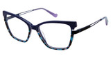 BETSEY JOHNSON Eyeglasses JAZZY GAL Navy/NAV