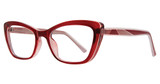 Affordable Designs Eyeglasses Madilynn Burgundy