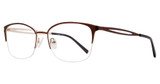 Serafina Eyewear Eyeglasses Rochelle Brown/Gold