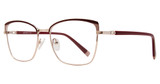Serafina Eyewear Eyeglasses Vanessa Burgundy