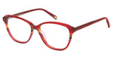 Glen Lane Eyeglasses TAYLOR RED/RED