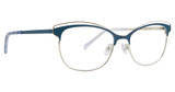 Vera Bradley Eyeglasses VB Charli SWEET GARDEN BLUE/SWB