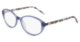 Marchon NYC Eyeglasses M-5025 N CRYSTAL SLATE/GREY MARBLE/432