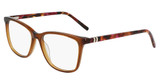 Marchon NYC Eyeglasses M-5024 N CRYSTAL BROWN/TORTOISE/205
