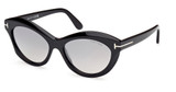 Tom Ford Eyeglasses FT1111 shiny black / smoke mirror/01C