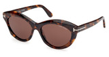Tom Ford Eyeglasses FT1111 dark havana / brown/52E