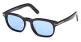 Tom Ford Eyeglasses FT1122-D shiny black / blue/01V
