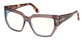 Tom Ford Eyeglasses FT5951-B shiny dark brown/048