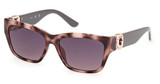 Guess? Eyeglasses GU00105 coloured havana / gradient smoke/55B