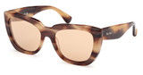 MaxMara Eyeglasses MM0090 light brown/other / brown mirror/47G