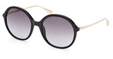 Max&Co. Eyeglasses MO0109 shiny black / gradient smoke/01B