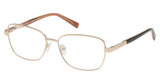 Viva Eyeglasses VV50009 shiny rose gold/028
