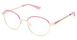 Superflex Eyeglasses SFK-312 BUBBLEGUM GOLD/S208