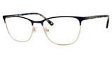 Liz Claiborne Eyeglasses L 684 BLUE GOLD/0KY2