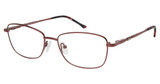 CARAVAGGIO Eyeglasses C435 Burgundy/BUR