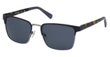 Kenneth Cole New York Eyeglasses KC00055 matte light nickeltin / smoke polarized/11D