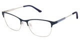 Steel + Tate Eyeglasses SLTA-0004 BLUE SILVER/S201