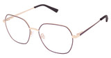 Steel + Tate Eyeglasses SLTA-0007 PURPLE ROSE GOLD/M207