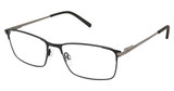 Steel + Tate Eyeglasses SLTA-0008 BLACK GUN/M100