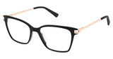 Steel + Tate Eyeglasses SLTA-0009 BLACK ROSE GOLD/S400
