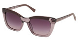 Kenneth Cole New York Eyeglasses KC00056 shiny violet / smoke polarized/81D