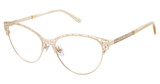 Jimmy Crystal New York Eyeglasses Kythnos Gold/GOLD