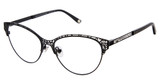 Jimmy Crystal New York Eyeglasses Kythnos Onyx/ONYX