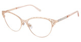 Jimmy Crystal New York Eyeglasses Kythnos Rose/ROSE