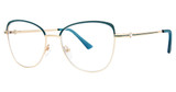 Parade Eyeglasses 2039 Teal/Gold